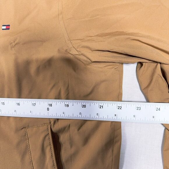 Tommy Hilfiger Lightweight Water-Resistant Bomber Camel Khaki Men’s S Jacket NWT - Picture 7 of 9